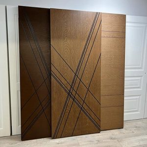 درب ضد سرقت روکش طبیعی بلوط